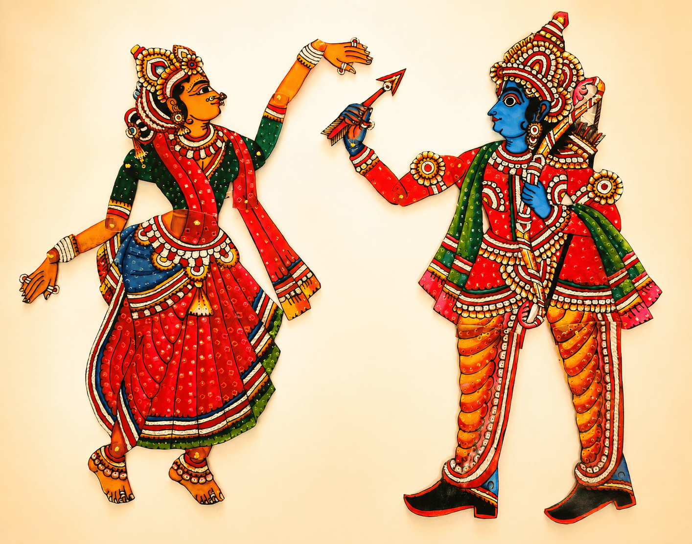 Traditional Dancing Puppet-18 inch