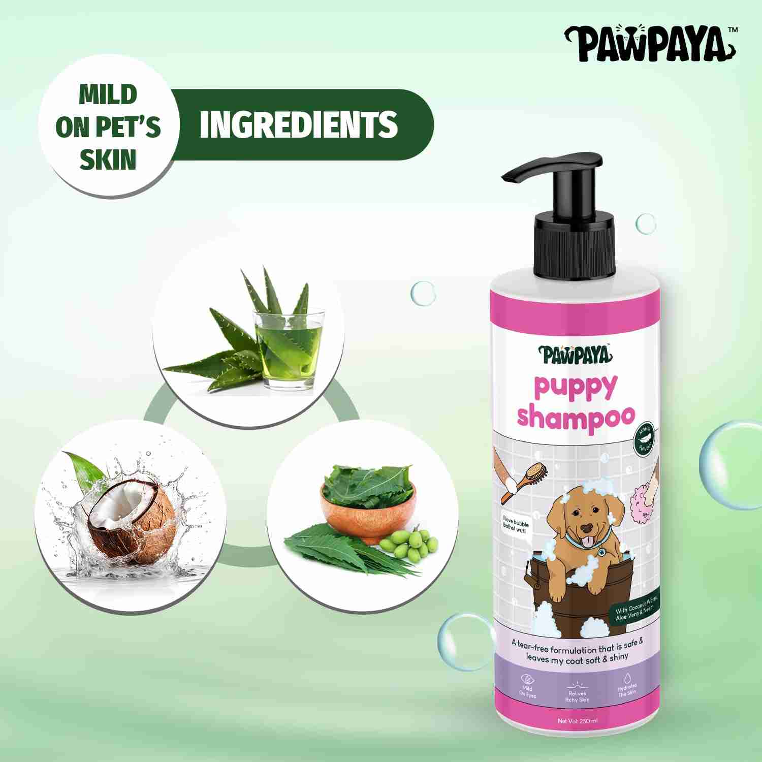 Pawpaya Puppy Shampoo for Dogs