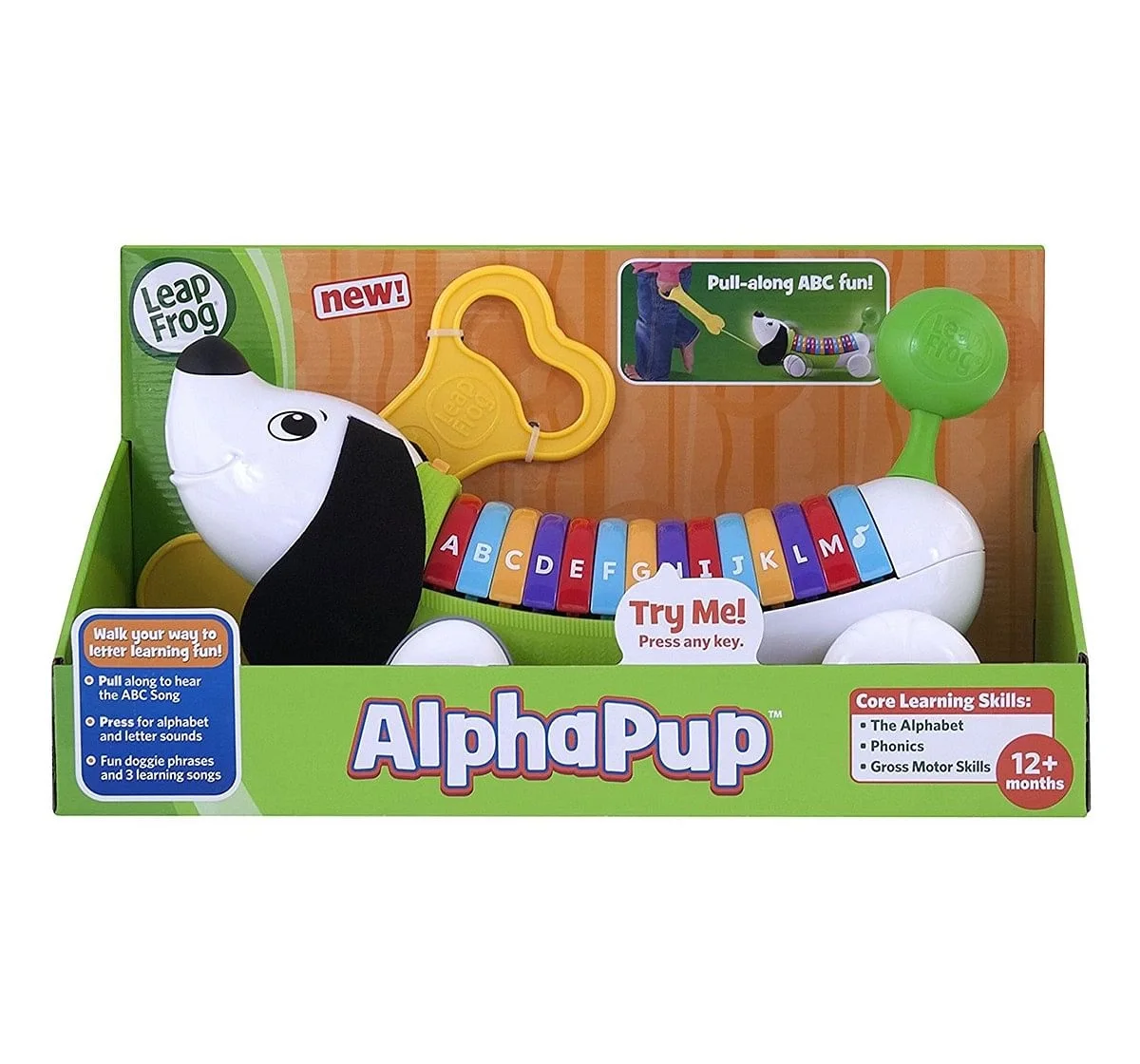 Leapfrog Alphapup Scout, Multi Color Learning Toys for Kids age 12M+