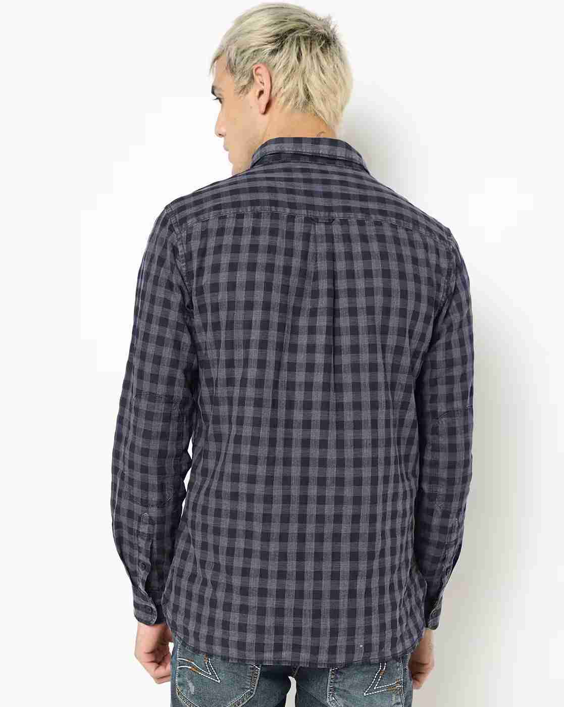 Lee Cooper | Checked Shirt with Patch Pocket|1