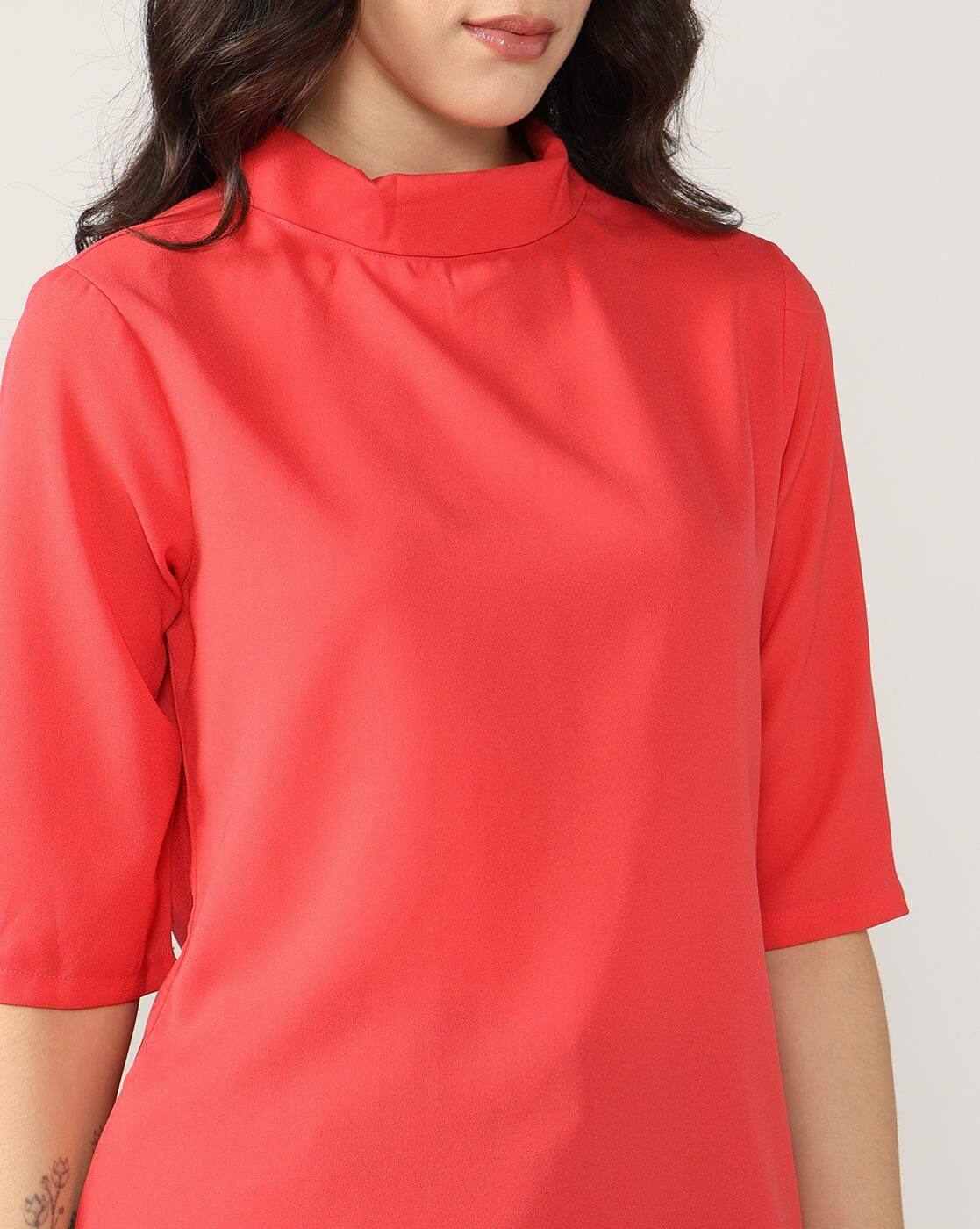 Lee Cooper | Women Slim Fit High-Neck Top|4
