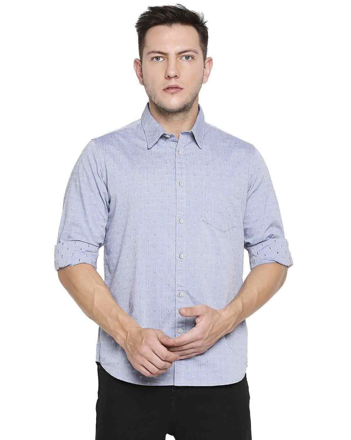 Lee Cooper | Textured Shirt with Patch Pocket|0