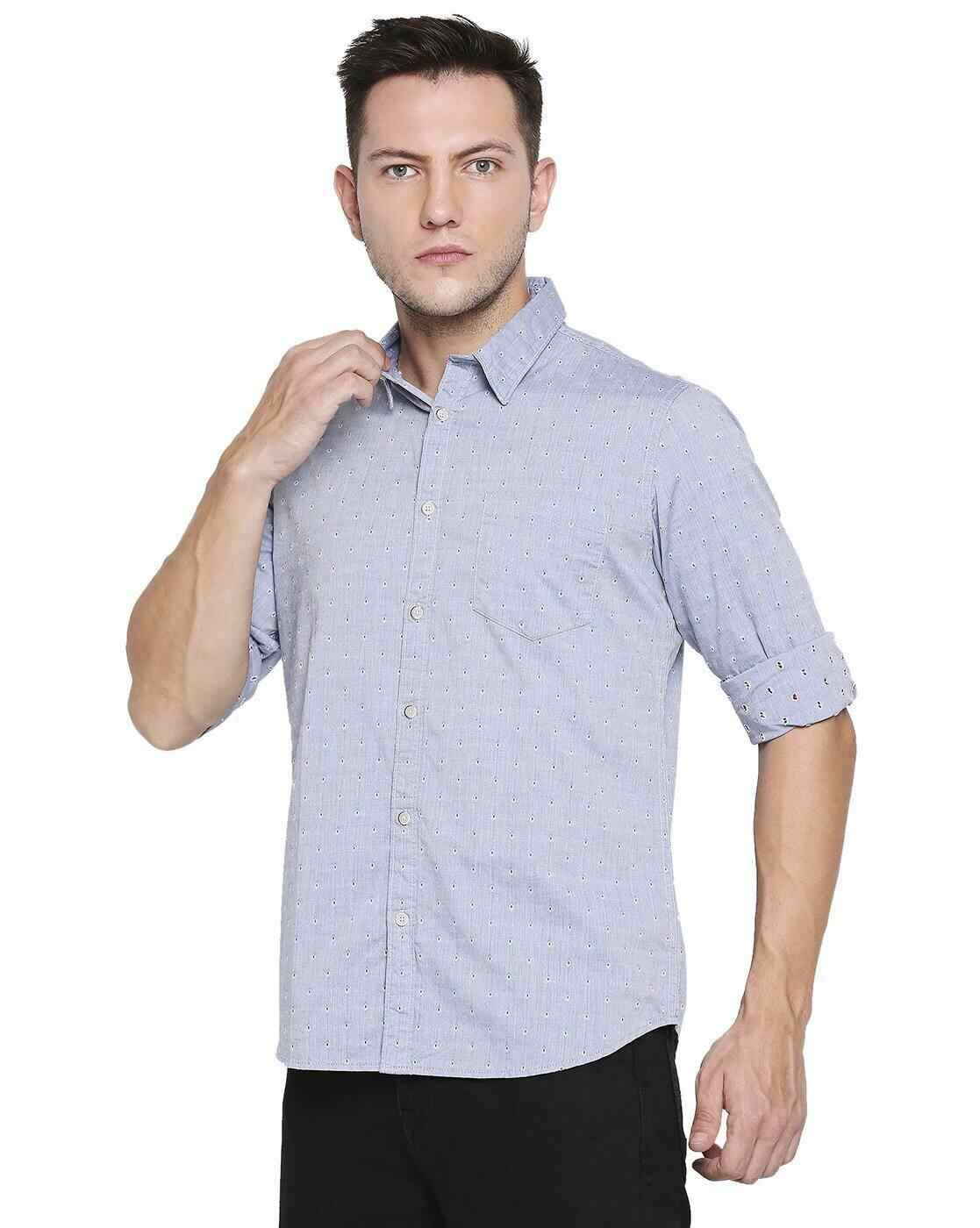 Lee Cooper | Textured Shirt with Patch Pocket|1