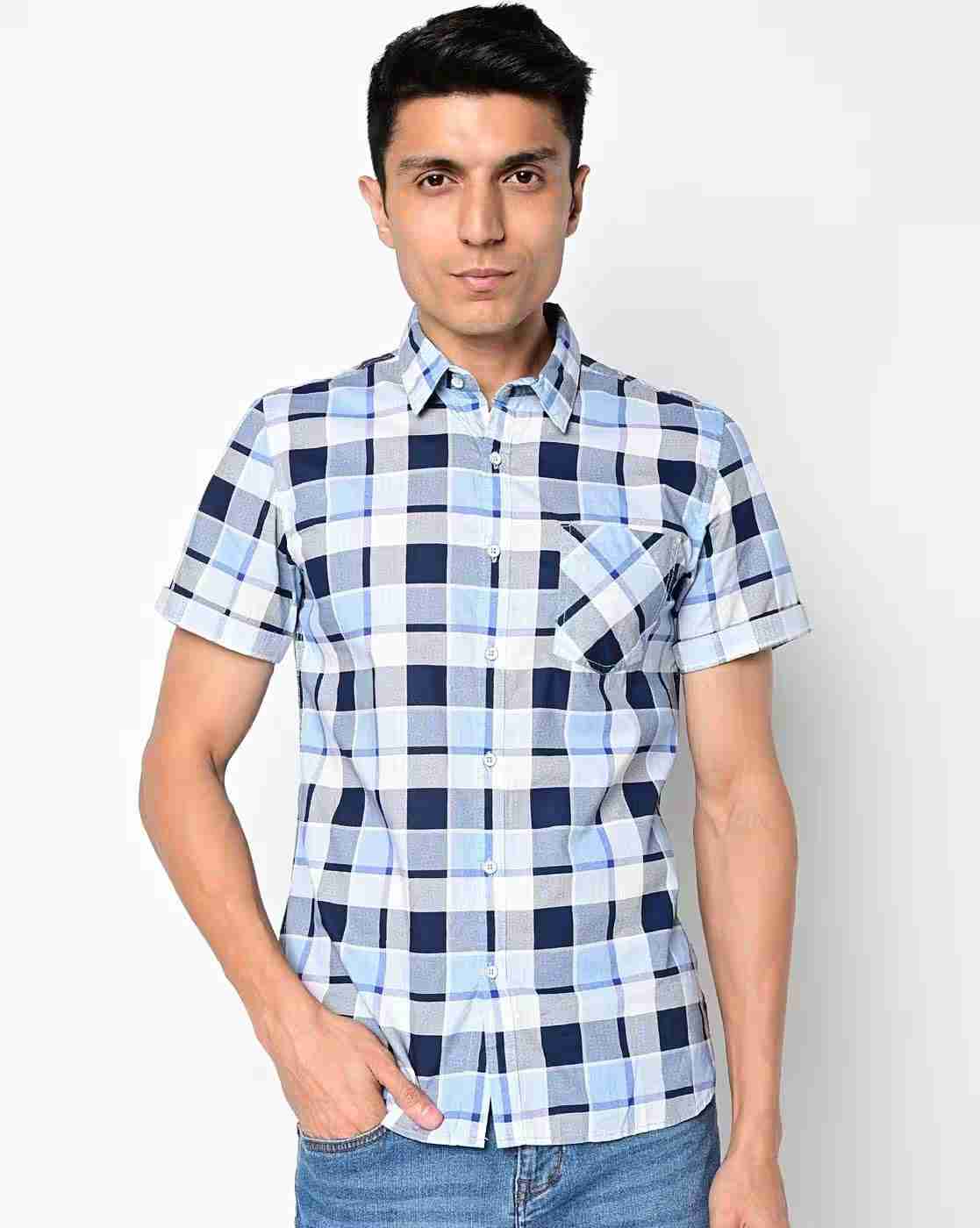 Lee Cooper | Checked Shirt with Patch Pocket|1