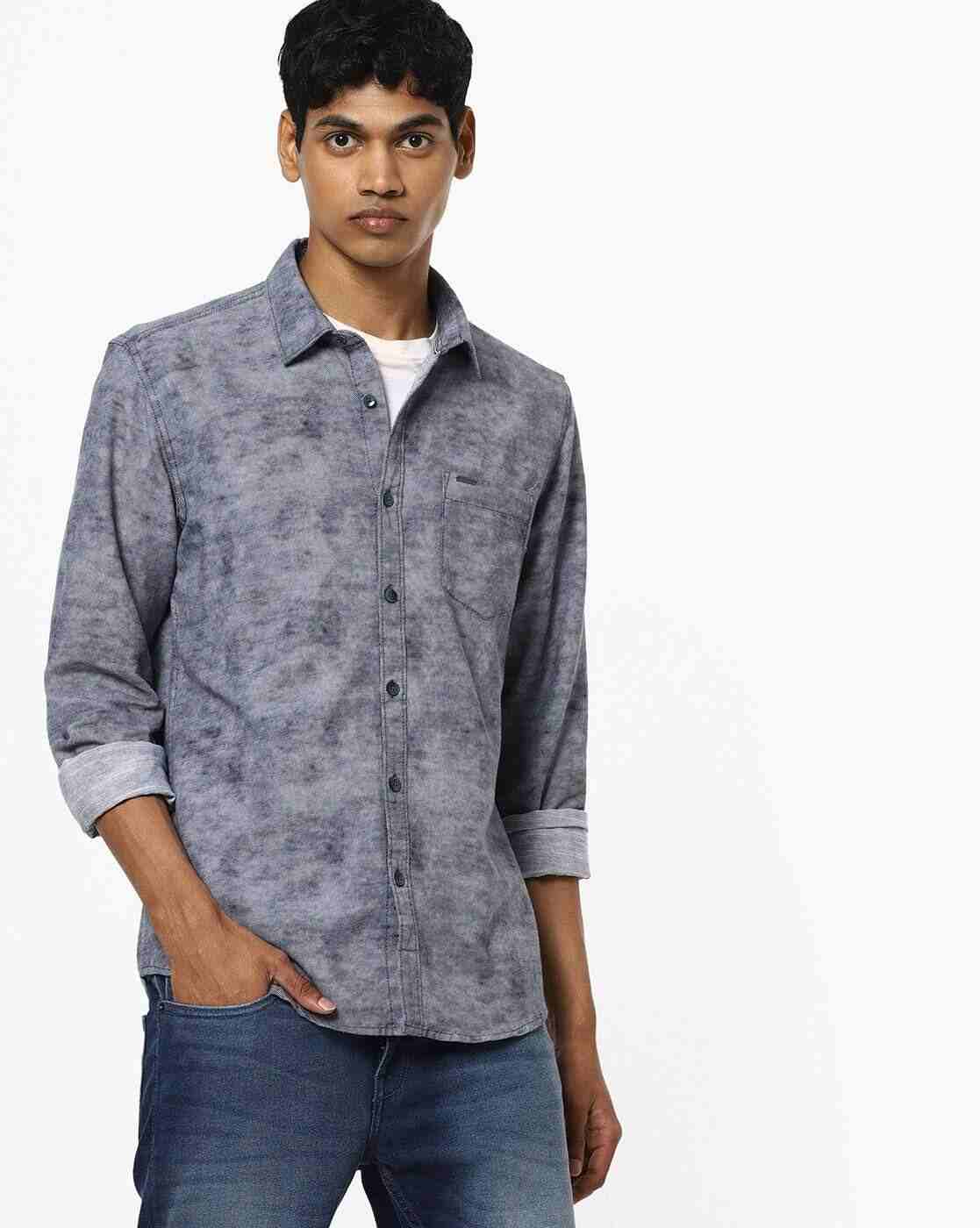 Lee Cooper | Dyed Shirt with Patch Pocket|0