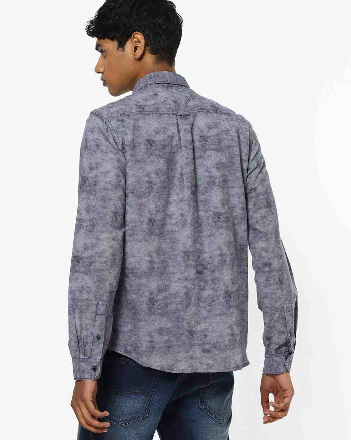 Lee Cooper | Dyed Shirt with Patch Pocket|1