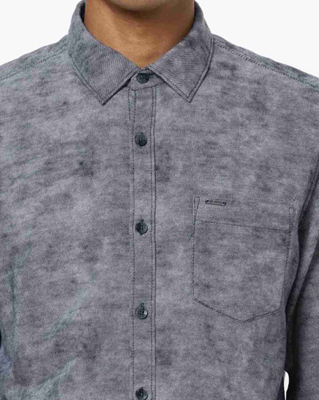 Lee Cooper | Dyed Shirt with Patch Pocket|2
