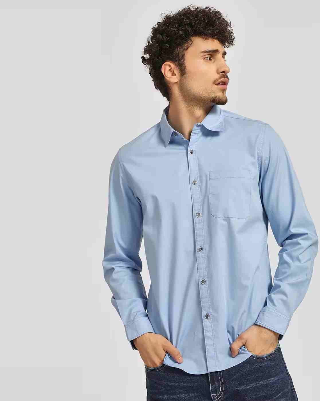 Shirt with Patch Pocket