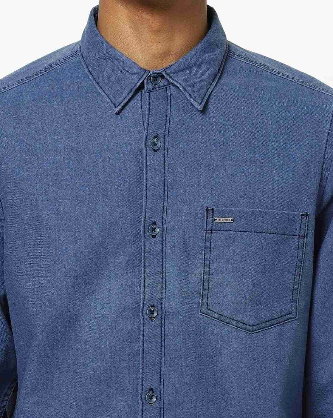 Lee Cooper | Shirt with Patch Pocket|2