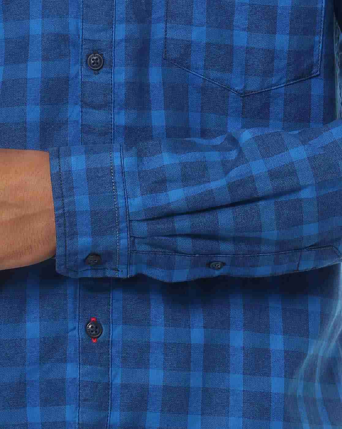 Lee Cooper | Checked Shirt with Patch Pocket|3