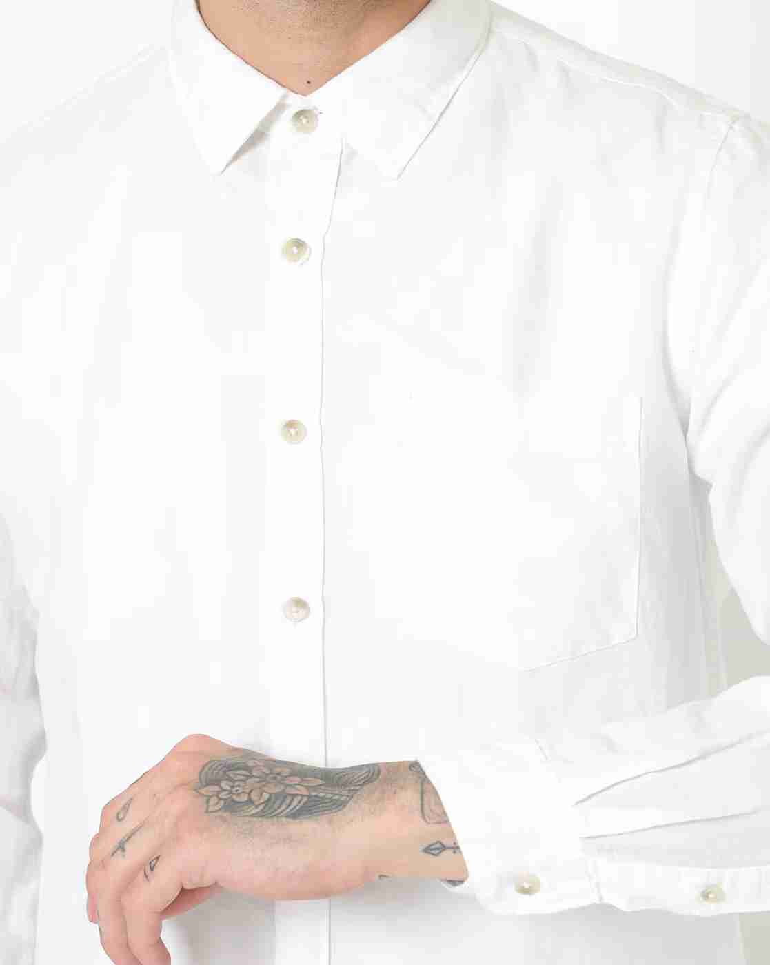 Lee Cooper | Cotton Shirt with Patch Pocket|2