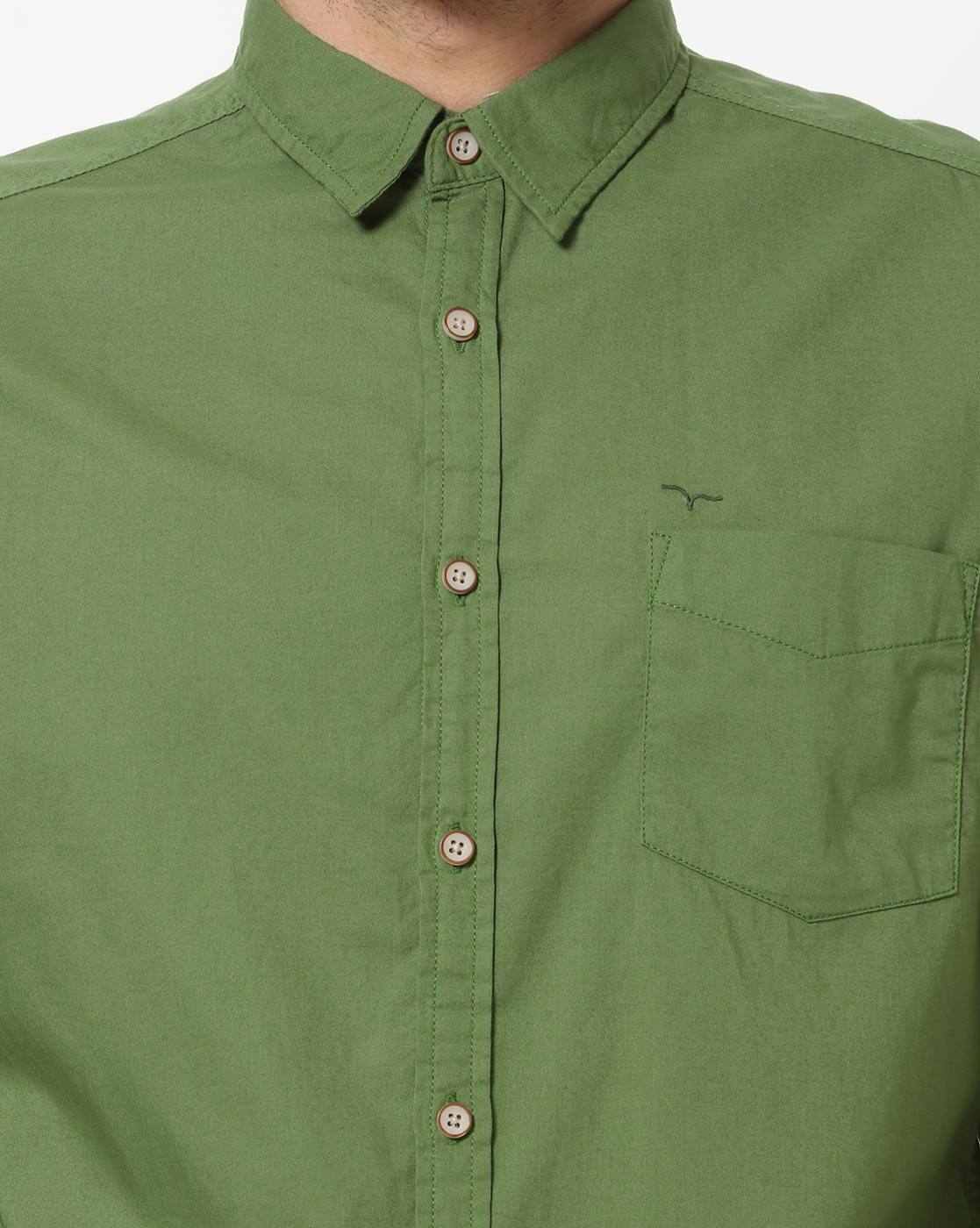 Lee Cooper | Relaxed Fit Shirt with Patch Pocket|2