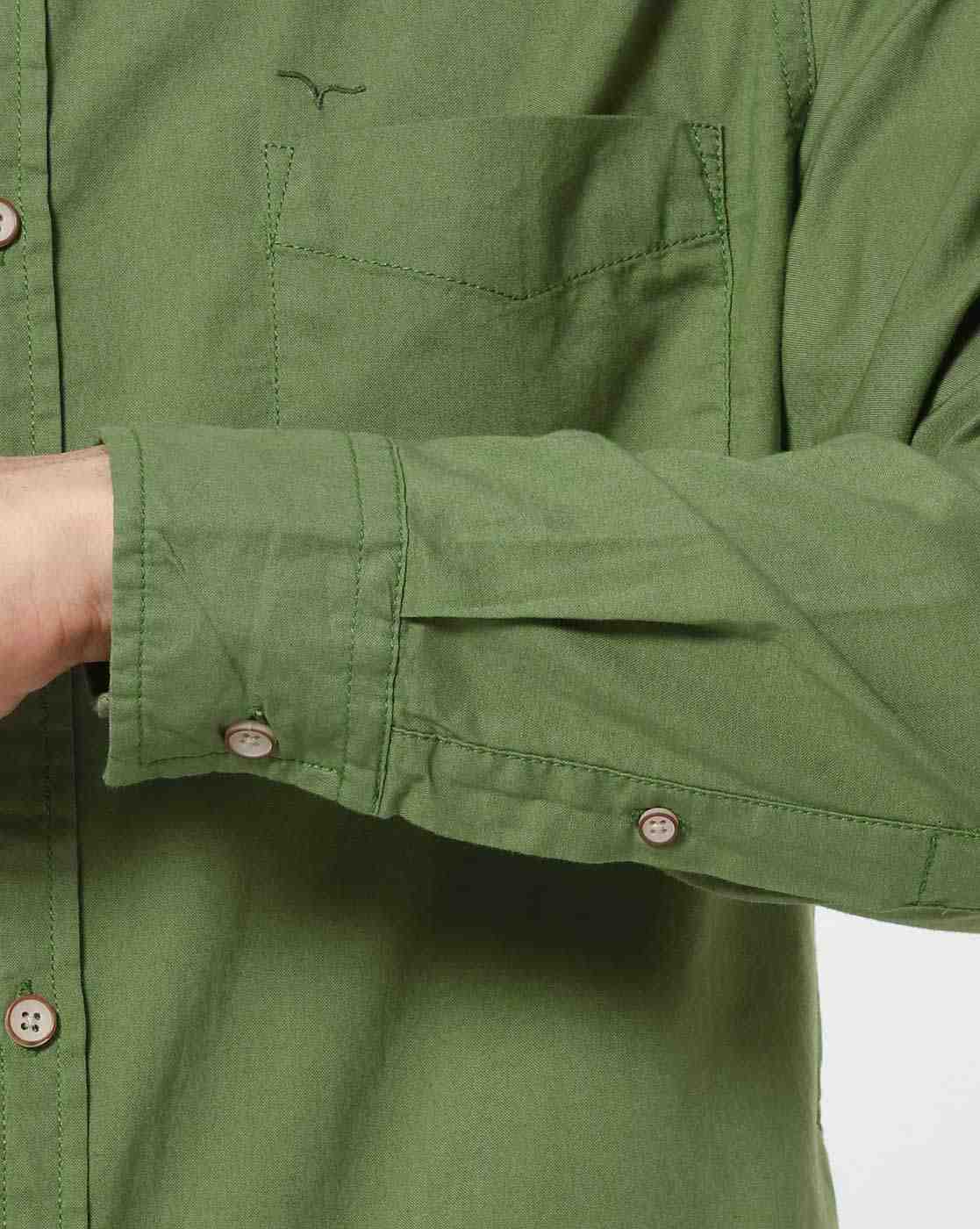 Lee Cooper | Relaxed Fit Shirt with Patch Pocket|3