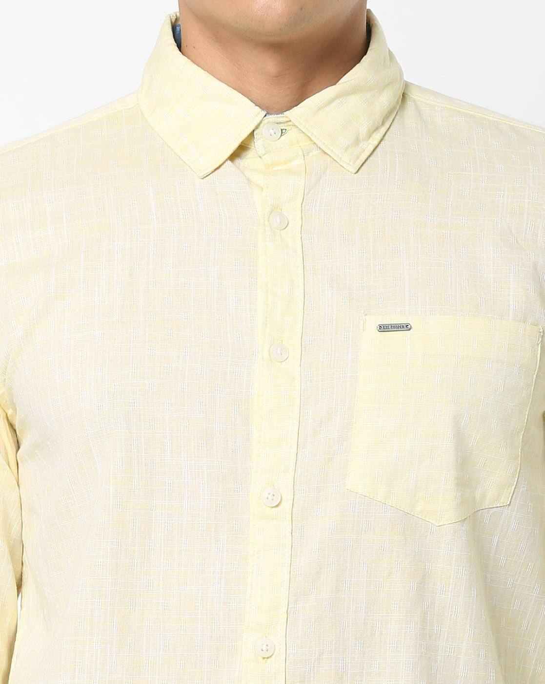 Lee Cooper | Textured Shirt with Patch Pocket|4