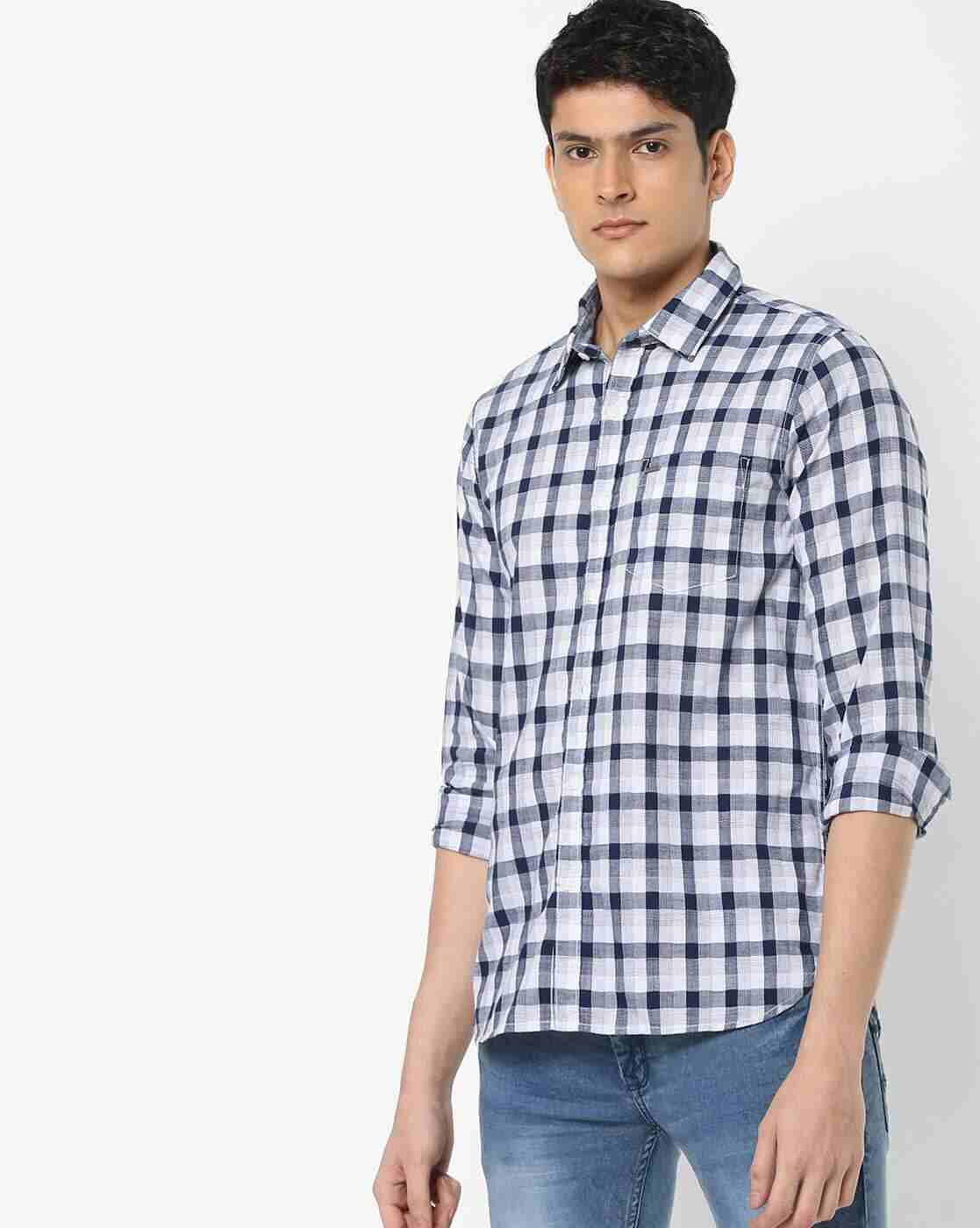 Lee Cooper | Checked Shirt with Patch Pocket|0