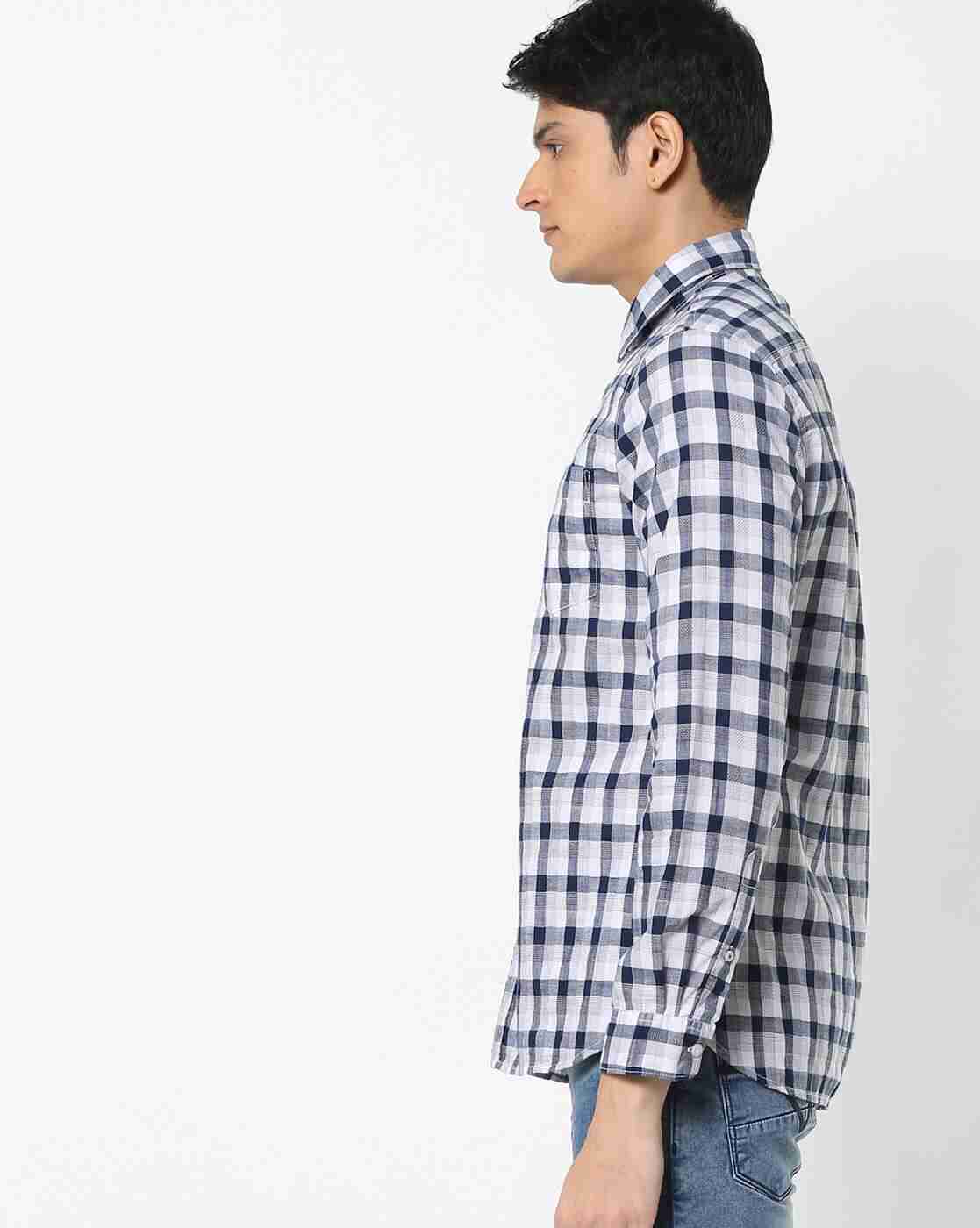 Lee Cooper | Checked Shirt with Patch Pocket|1