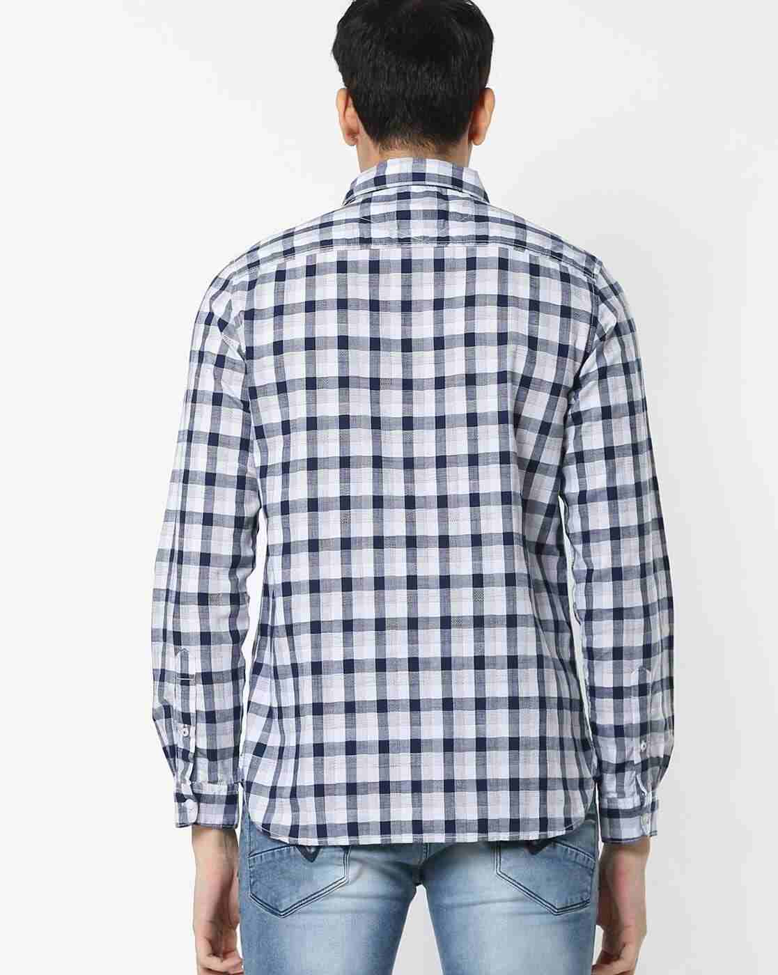 Lee Cooper | Checked Shirt with Patch Pocket|2