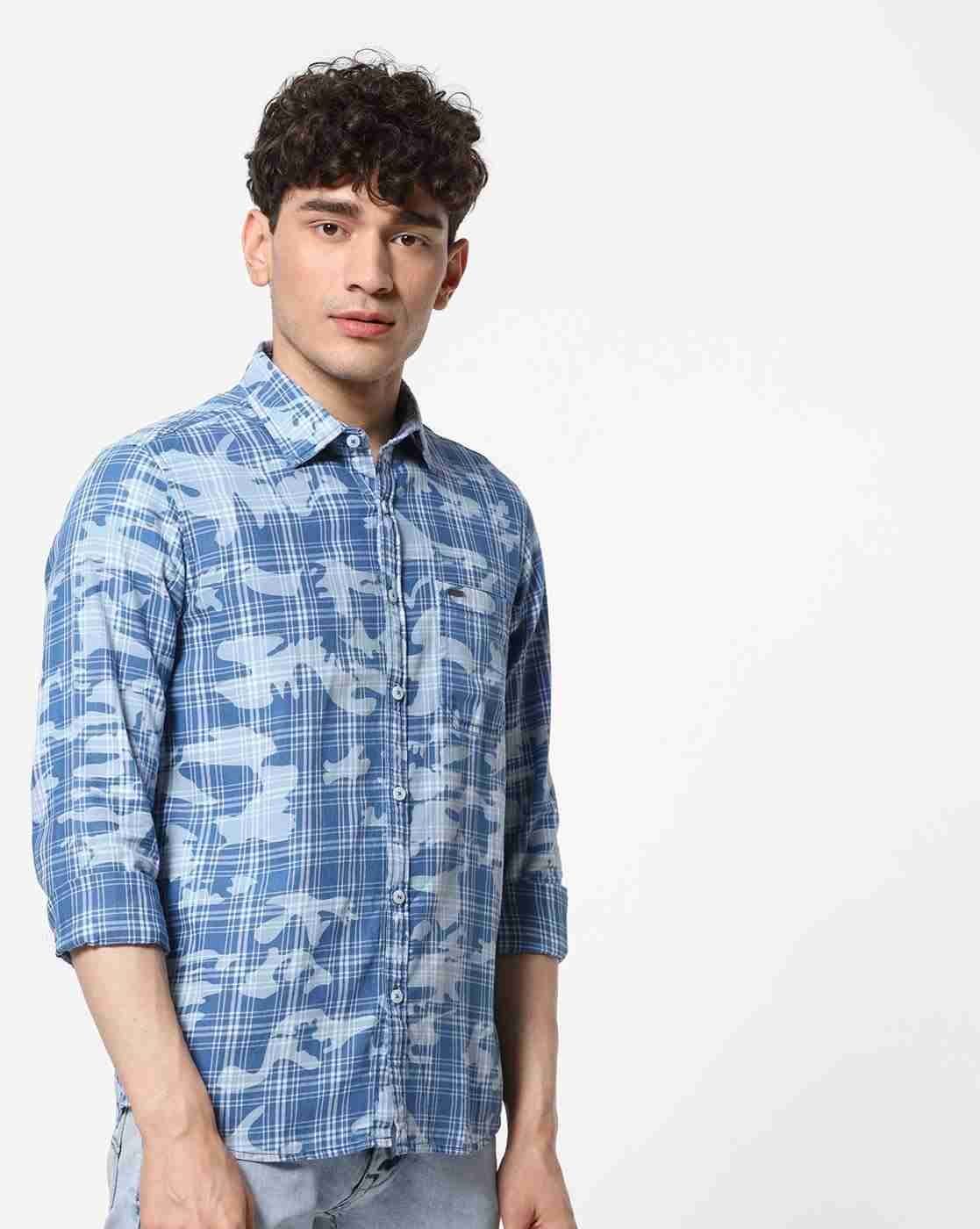 Lee Cooper | Checked Shirt with Patch Pocket|0