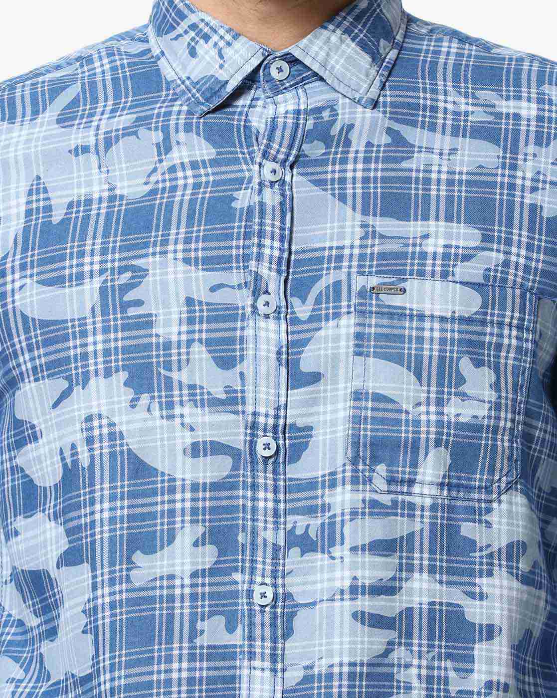 Lee Cooper | Checked Shirt with Patch Pocket|2