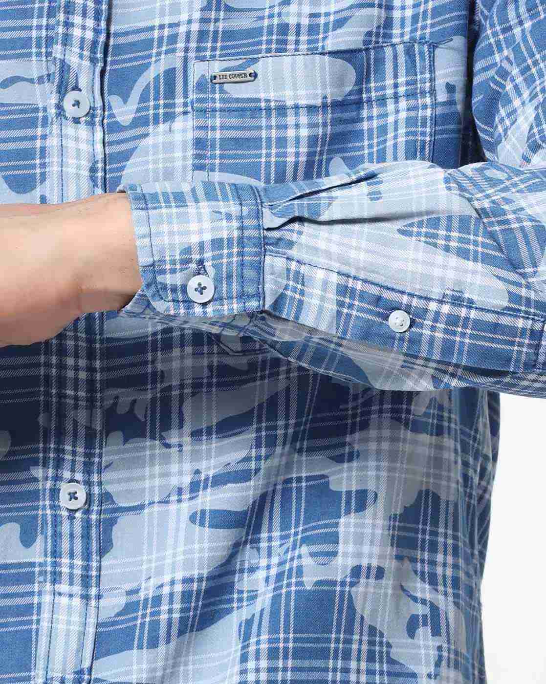 Lee Cooper | Checked Shirt with Patch Pocket|3