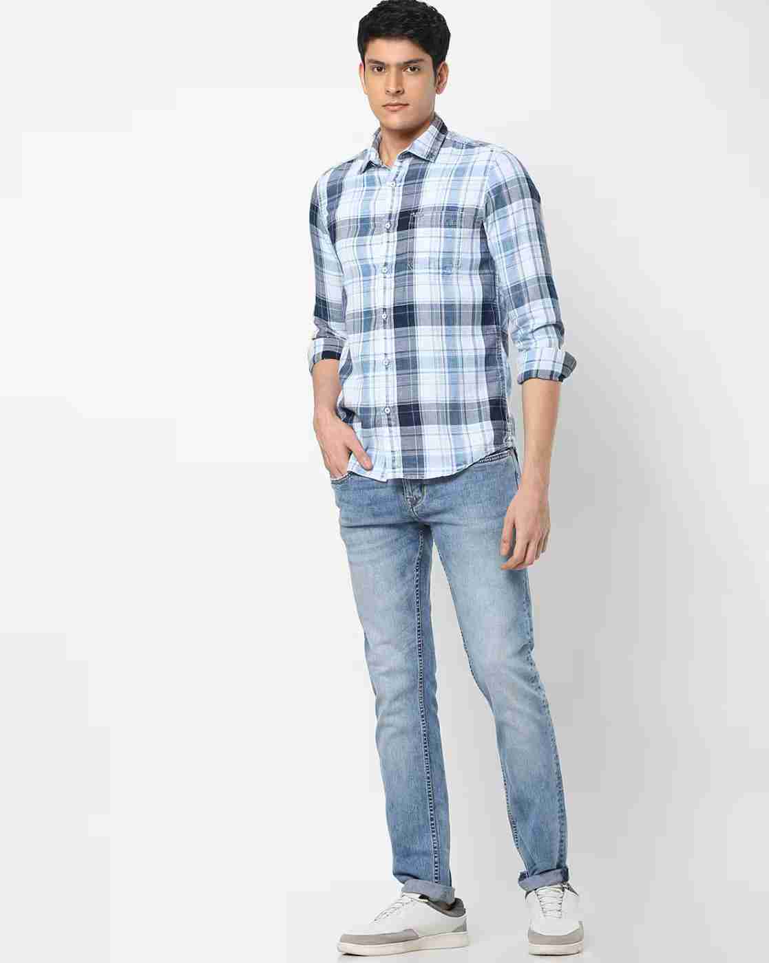 Lee Cooper | Checked Shirt with Patch Pocket|3