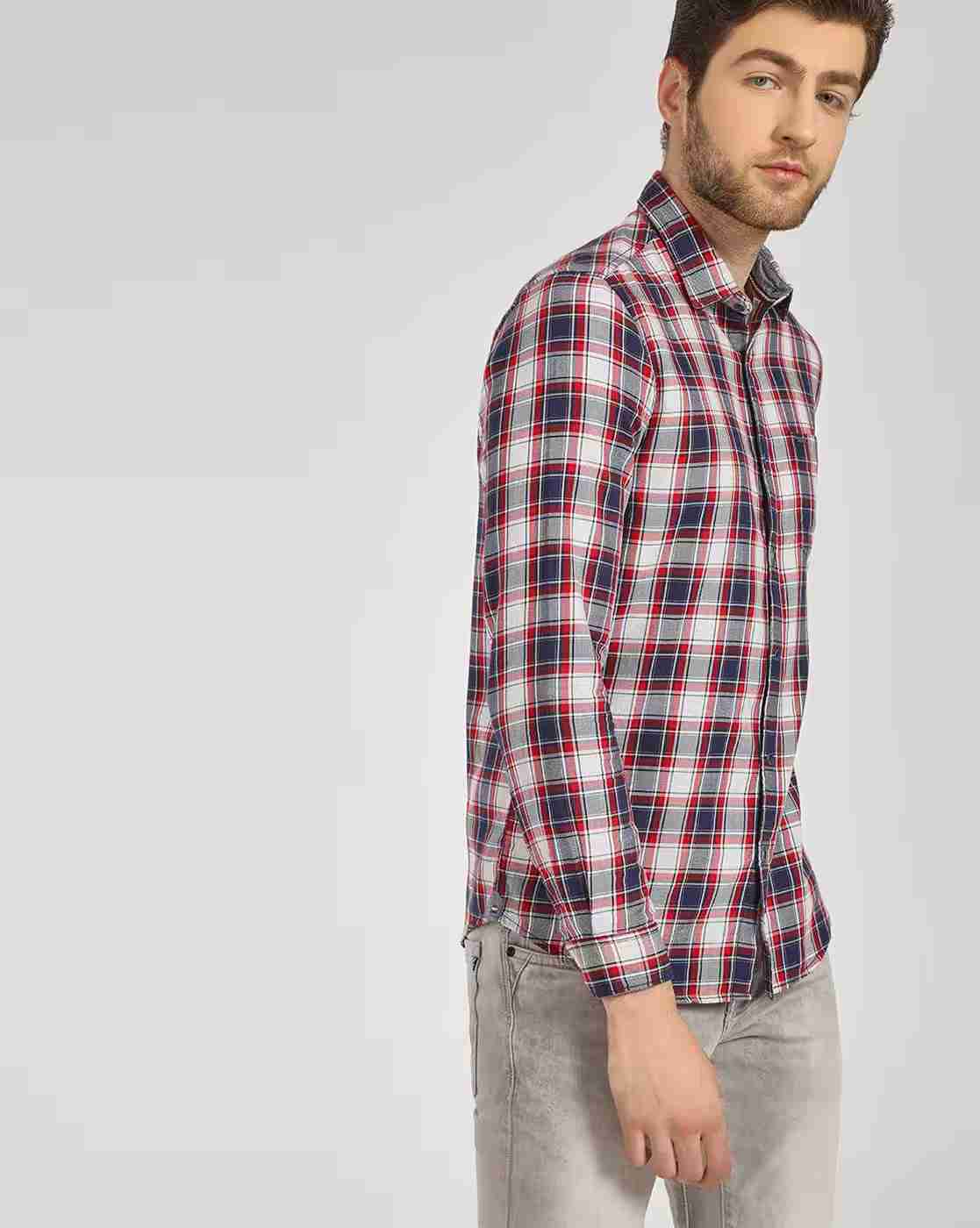 Lee Cooper | Checked Shirt with Patch Pocket|0