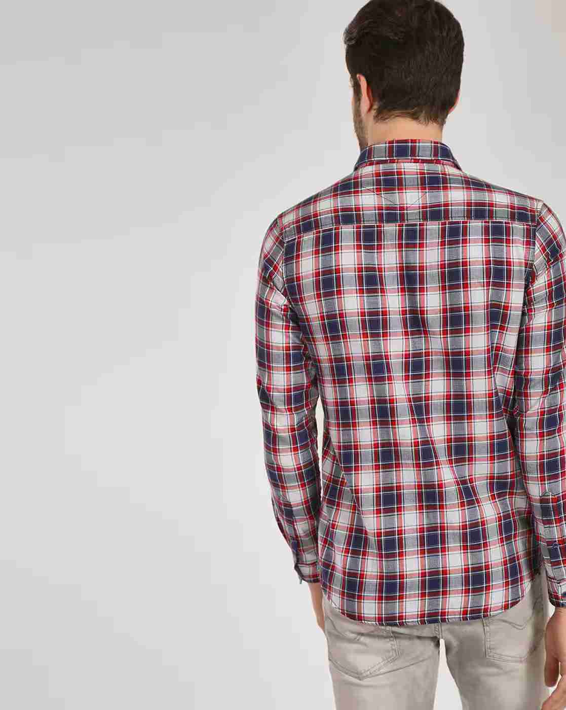 Lee Cooper | Checked Shirt with Patch Pocket|1