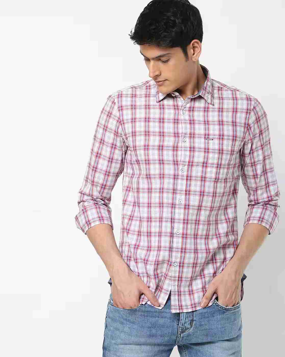 Lee Cooper | Checked Shirt with Patch Pocket|0