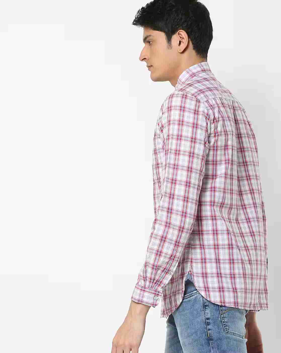 Lee Cooper | Checked Shirt with Patch Pocket|1