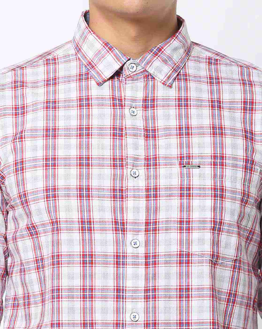 Lee Cooper | Checked Shirt with Patch Pocket|4