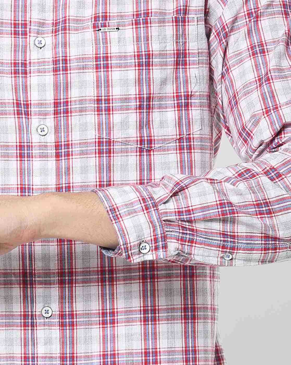 Lee Cooper | Checked Shirt with Patch Pocket|5