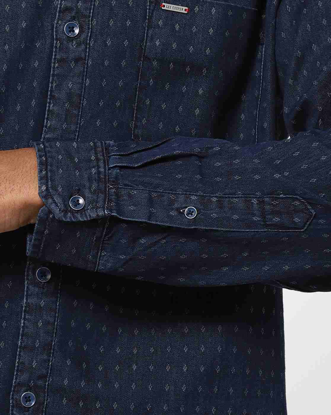 Lee Cooper | Printed Shirt with Patch Pocket|3