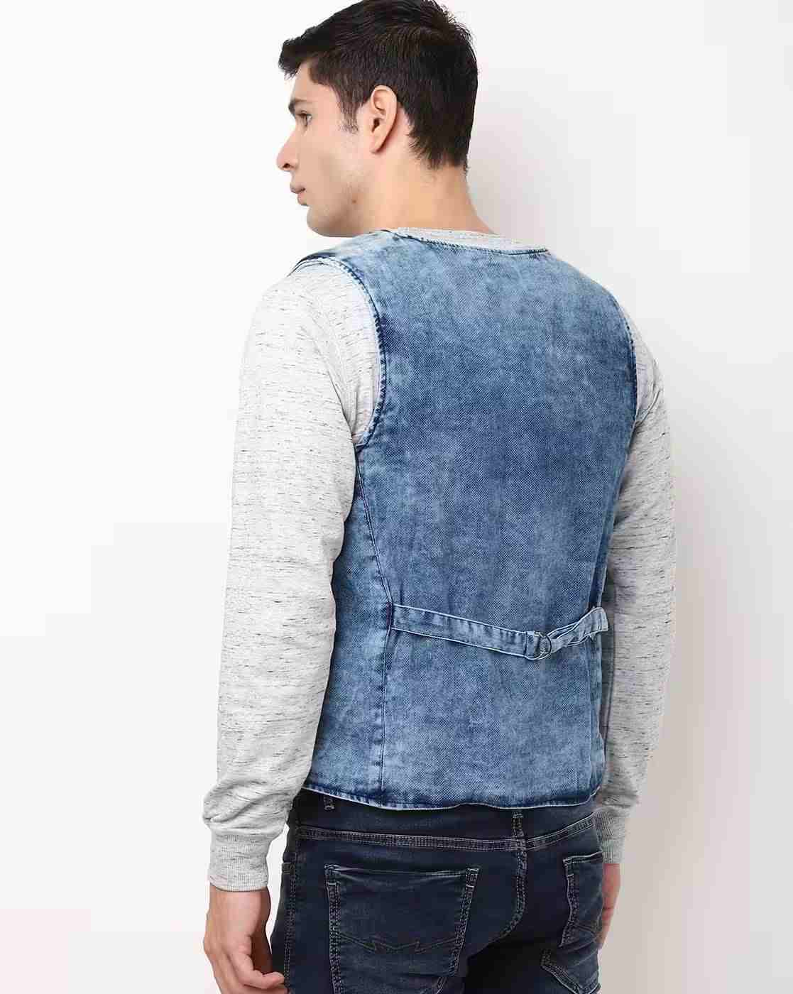 Lee Cooper | Sleeveless Welt Pockets Shirt|1