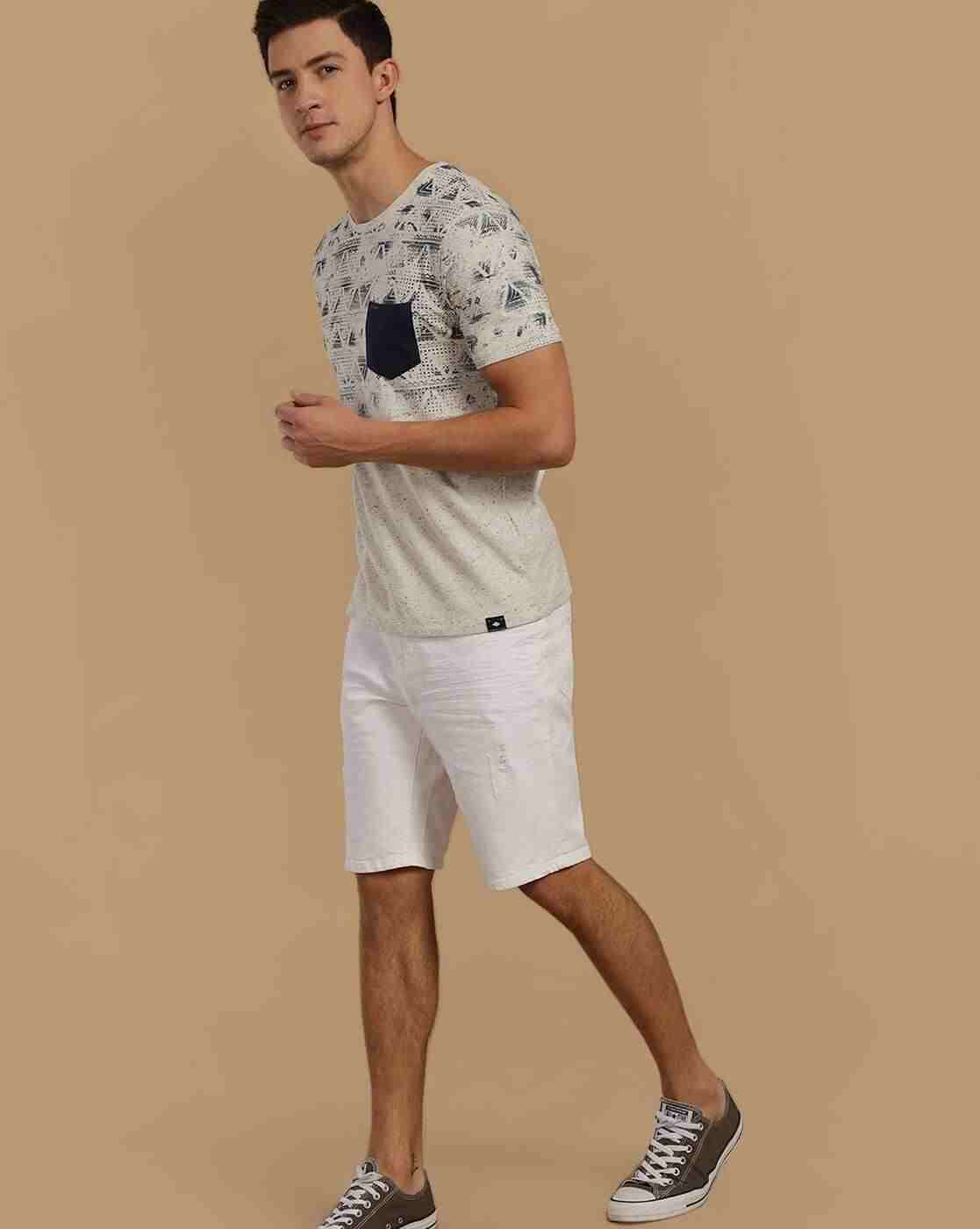 Lee Cooper | Printed Crew-Neck T-shirt with Patch Pocket|2
