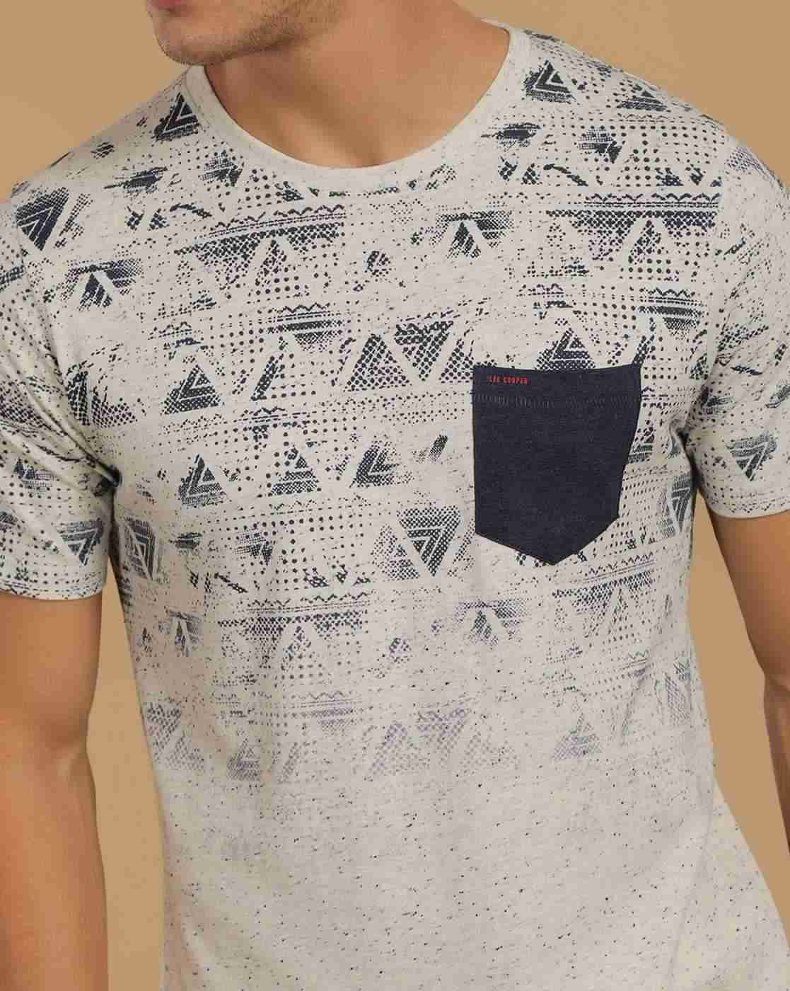 Lee Cooper | Printed Crew-Neck T-shirt with Patch Pocket|3