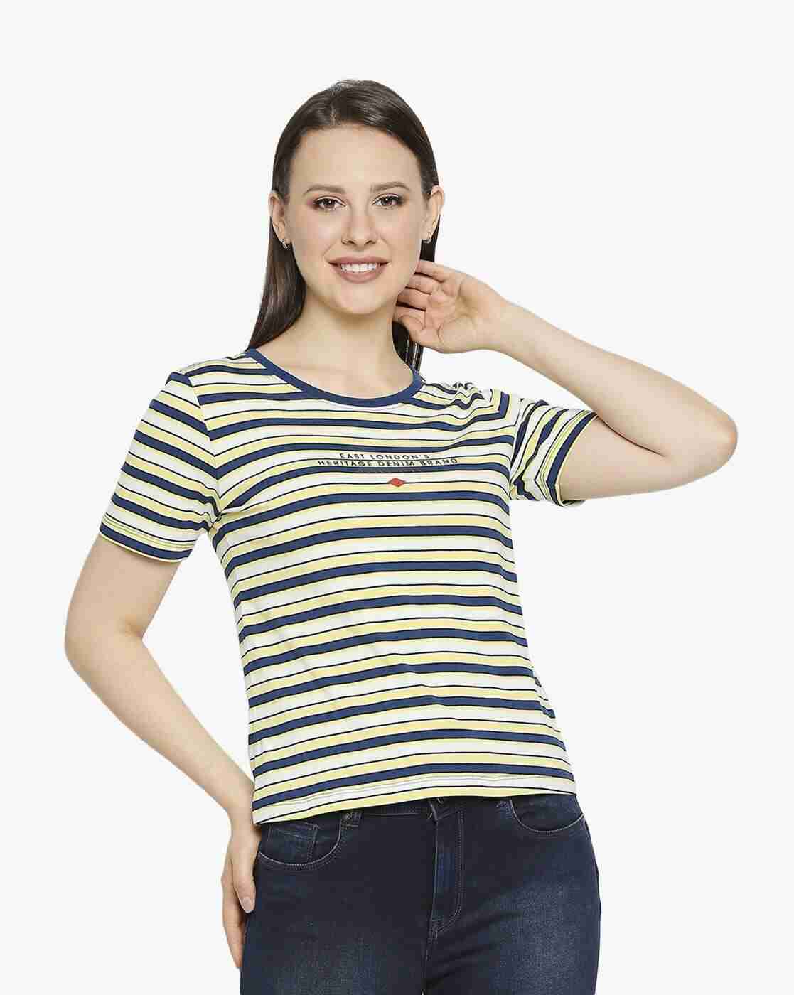 Lee Cooper | Striped Crew-Neck T-shirt|0