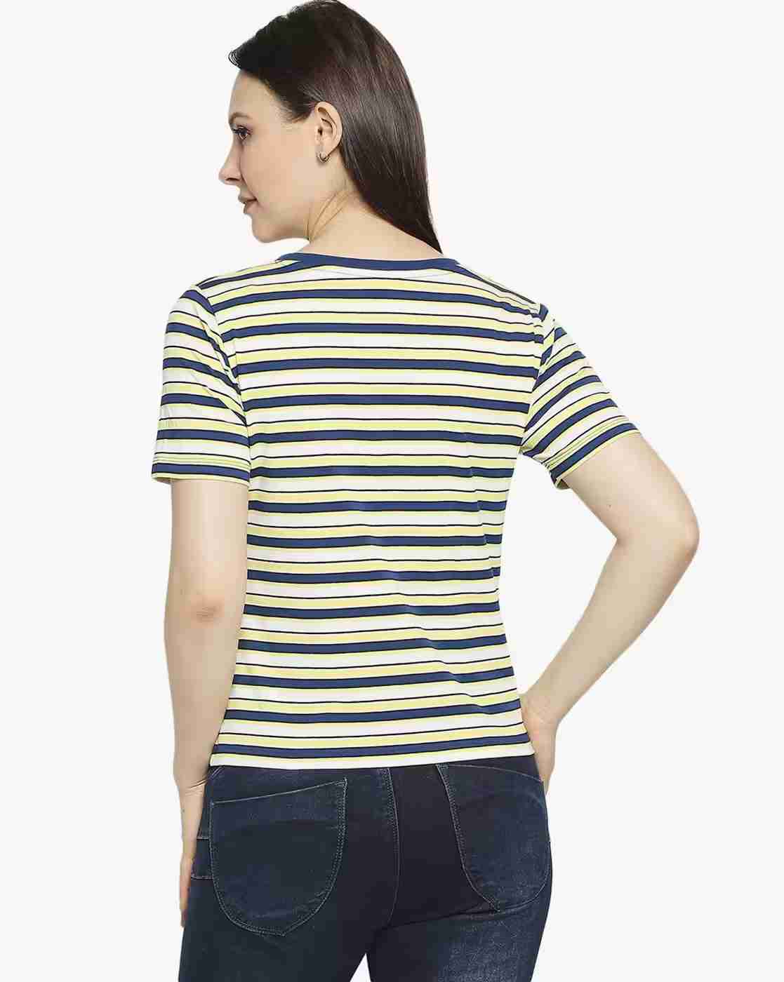 Lee Cooper | Striped Crew-Neck T-shirt|1