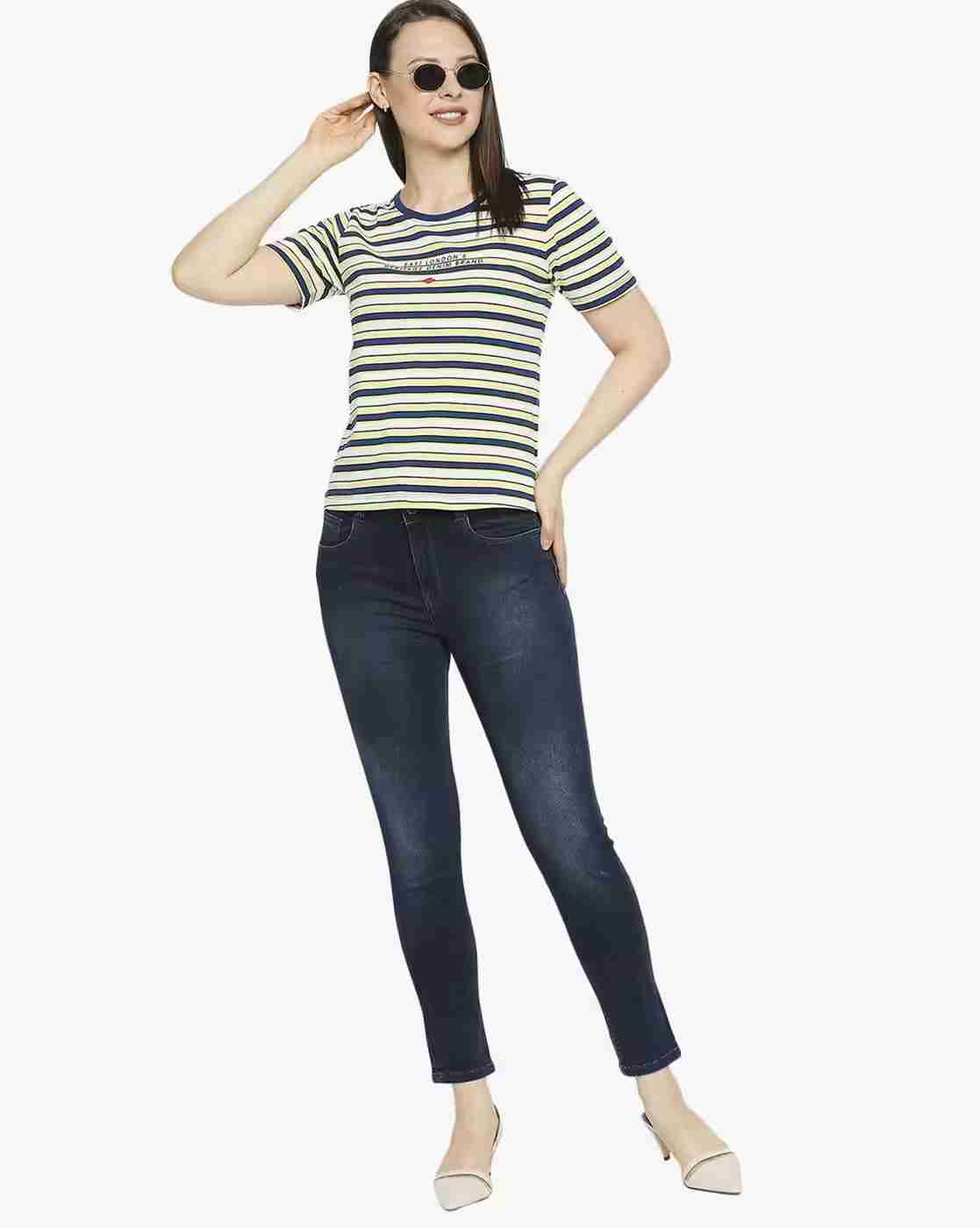 Lee Cooper | Striped Crew-Neck T-shirt|2