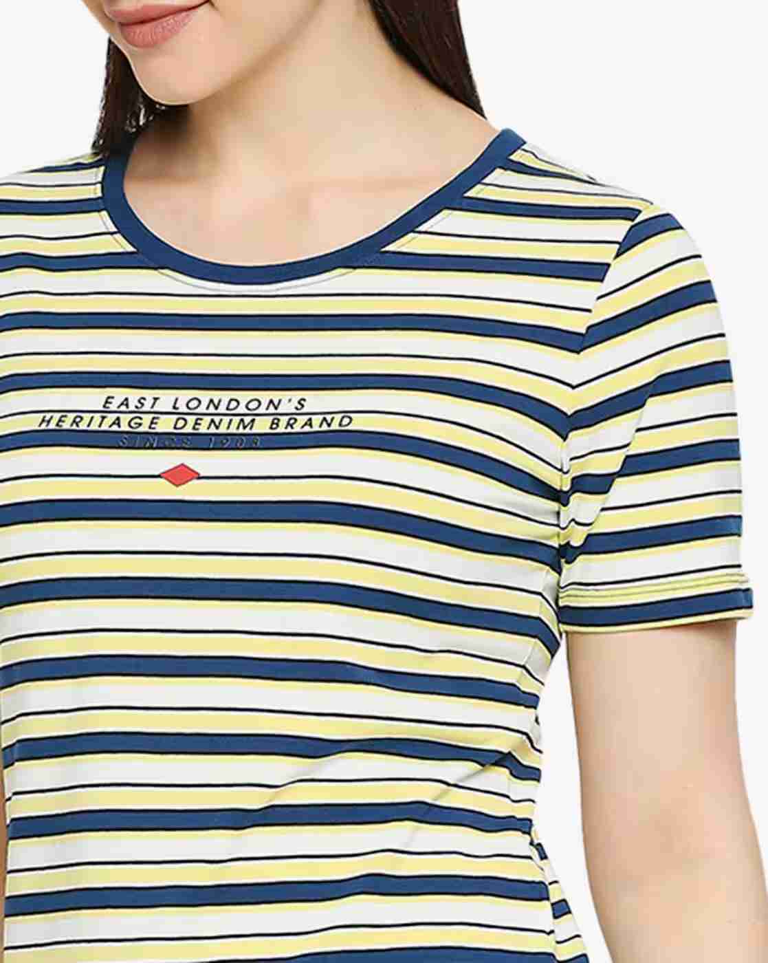 Lee Cooper | Striped Crew-Neck T-shirt|3