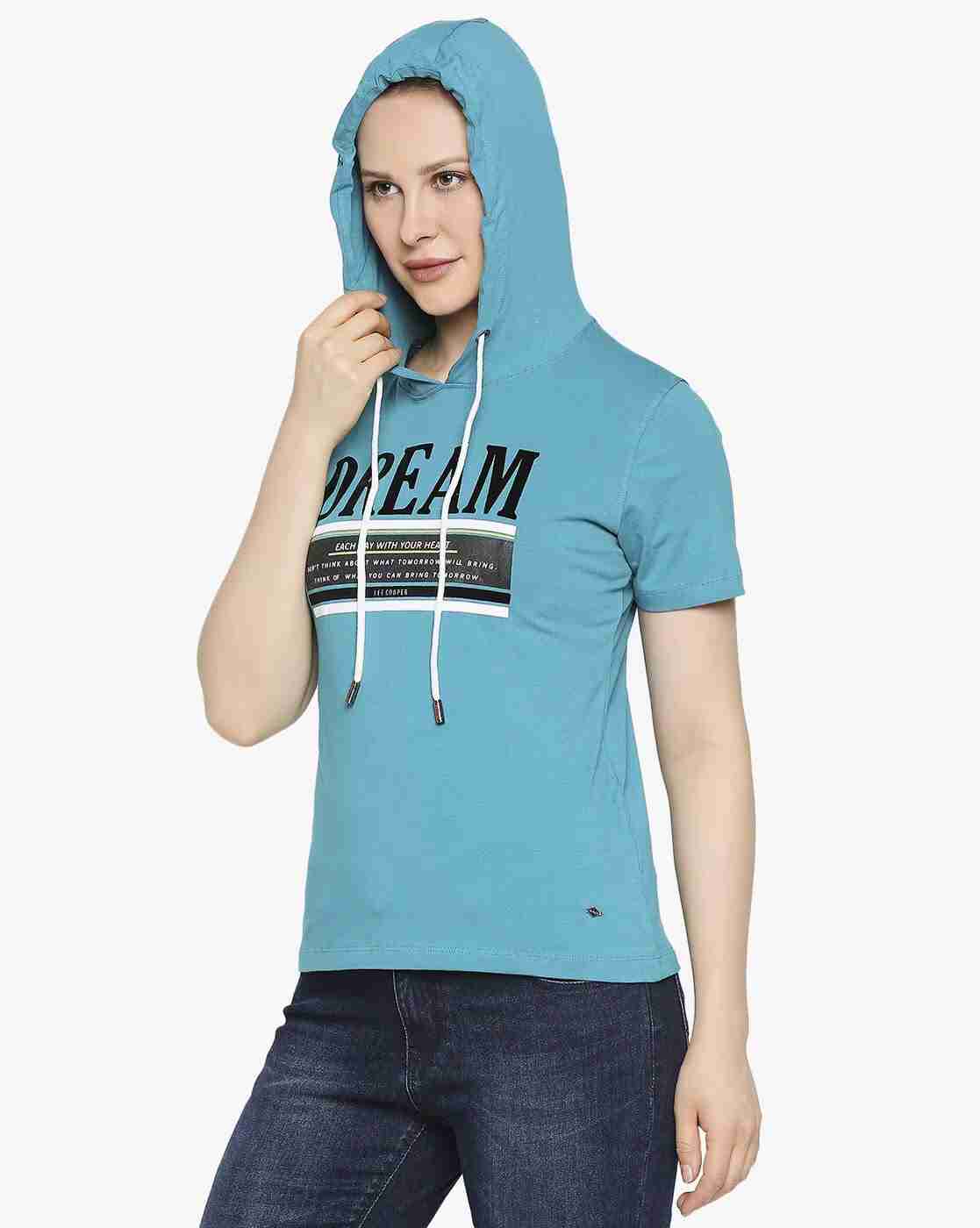Lee Cooper | Typographic Print Hooded T-shirt|0