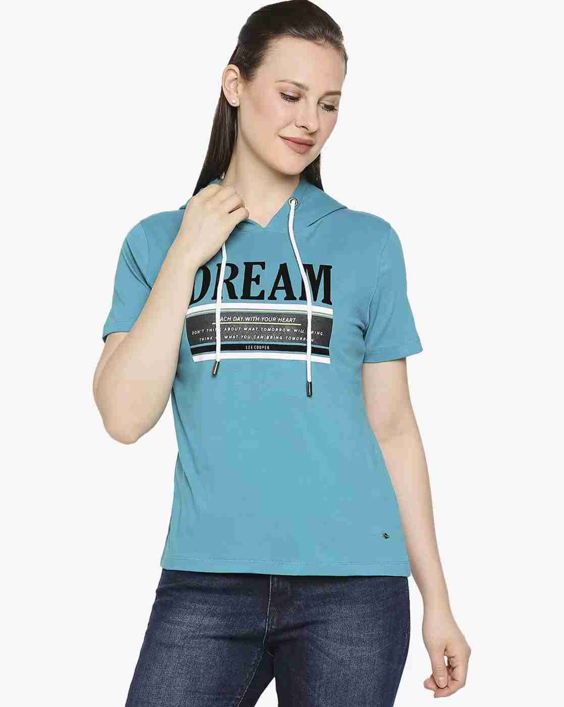 Lee Cooper | Typographic Print Hooded T-shirt|1
