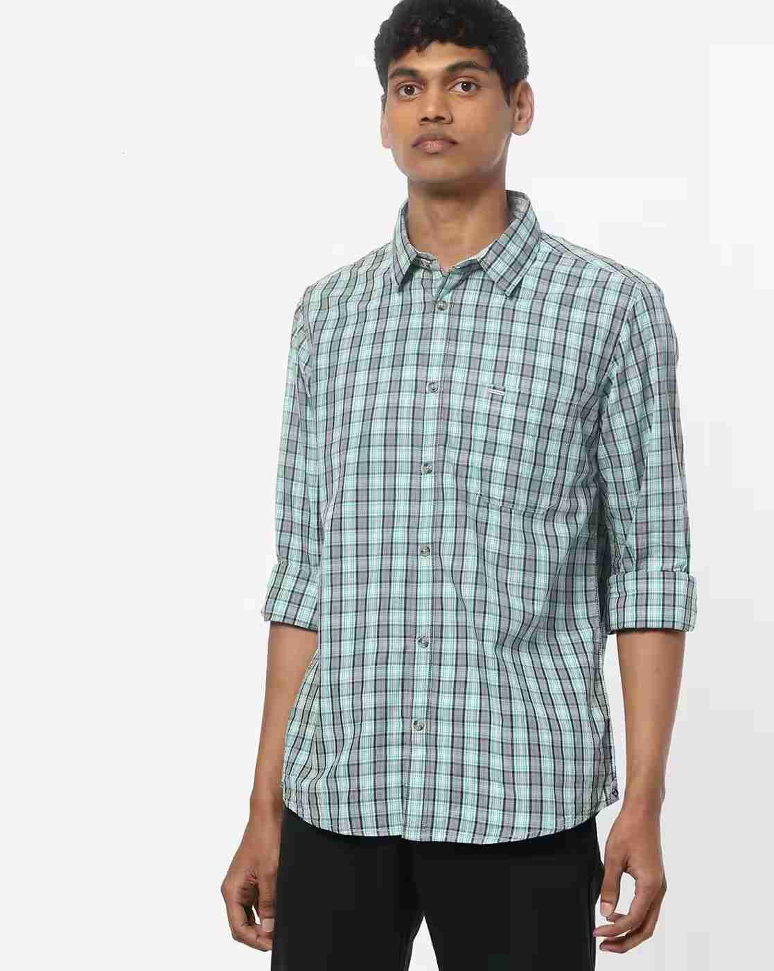Lee Cooper | Checked Shirt with Patch Pocket|0