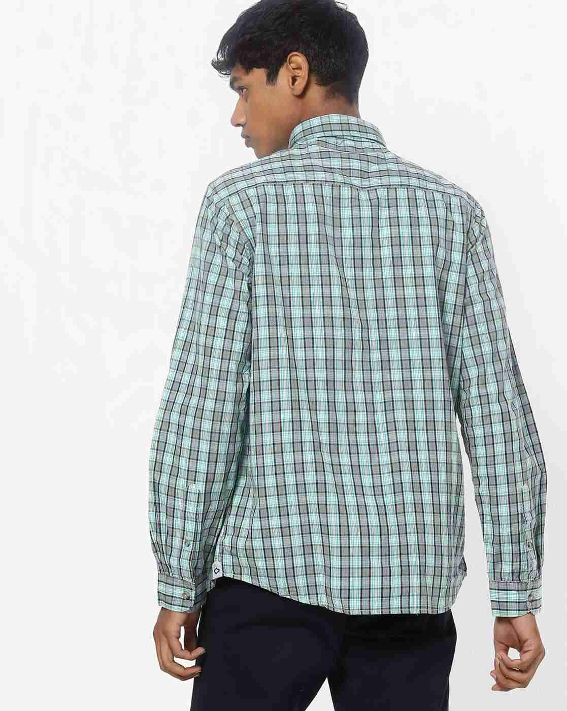Lee Cooper | Checked Shirt with Patch Pocket|1