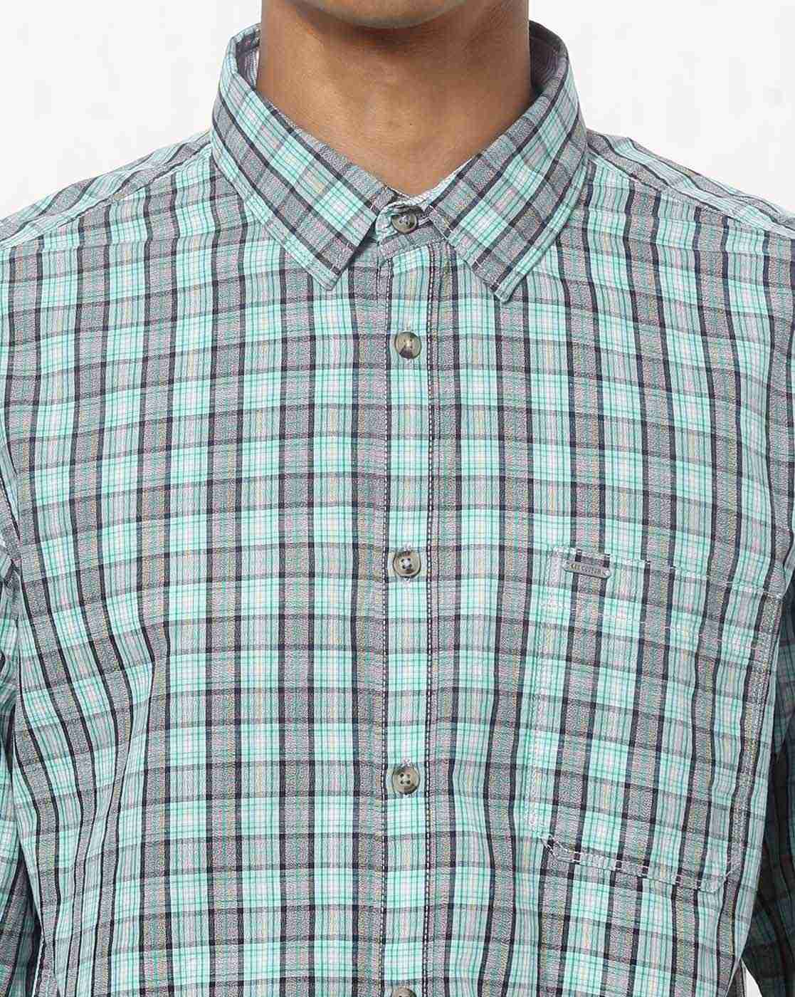 Lee Cooper | Checked Shirt with Patch Pocket|2