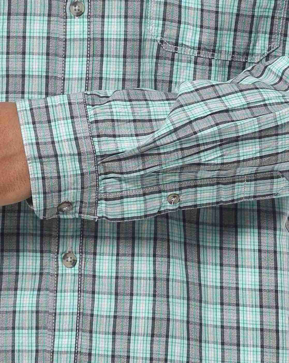 Lee Cooper | Checked Shirt with Patch Pocket|3