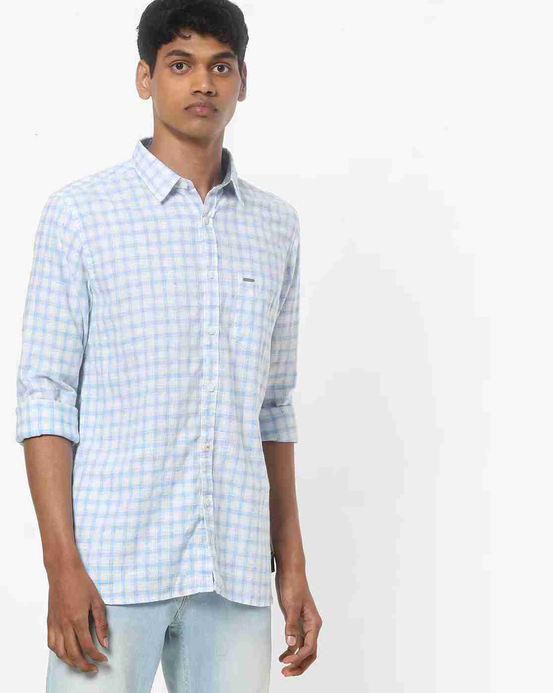 Lee Cooper | Checked Shirt with Patch Pocket|0