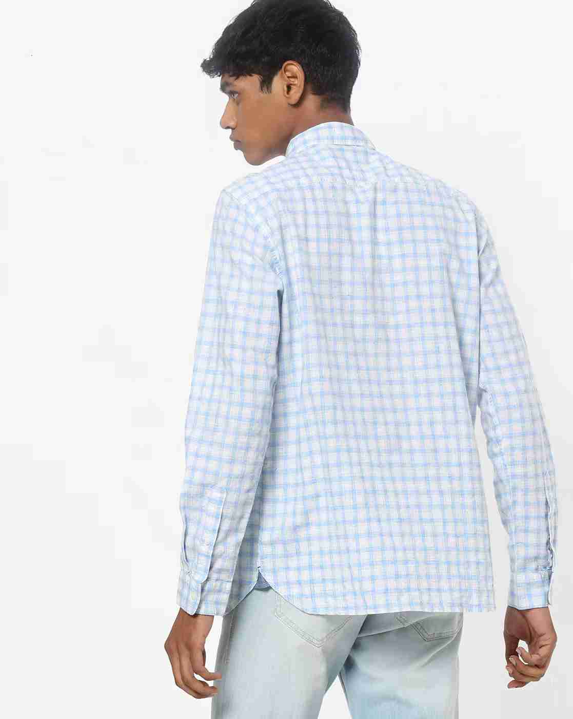 Lee Cooper | Checked Shirt with Patch Pocket|1