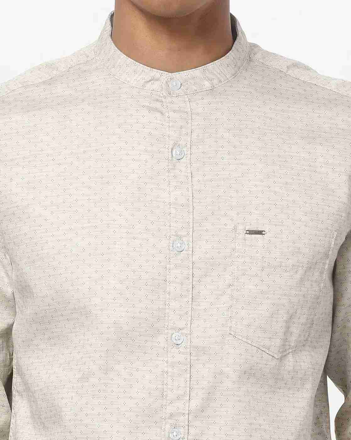 Lee Cooper | Micro Print Shirt with Patch Pocket|2