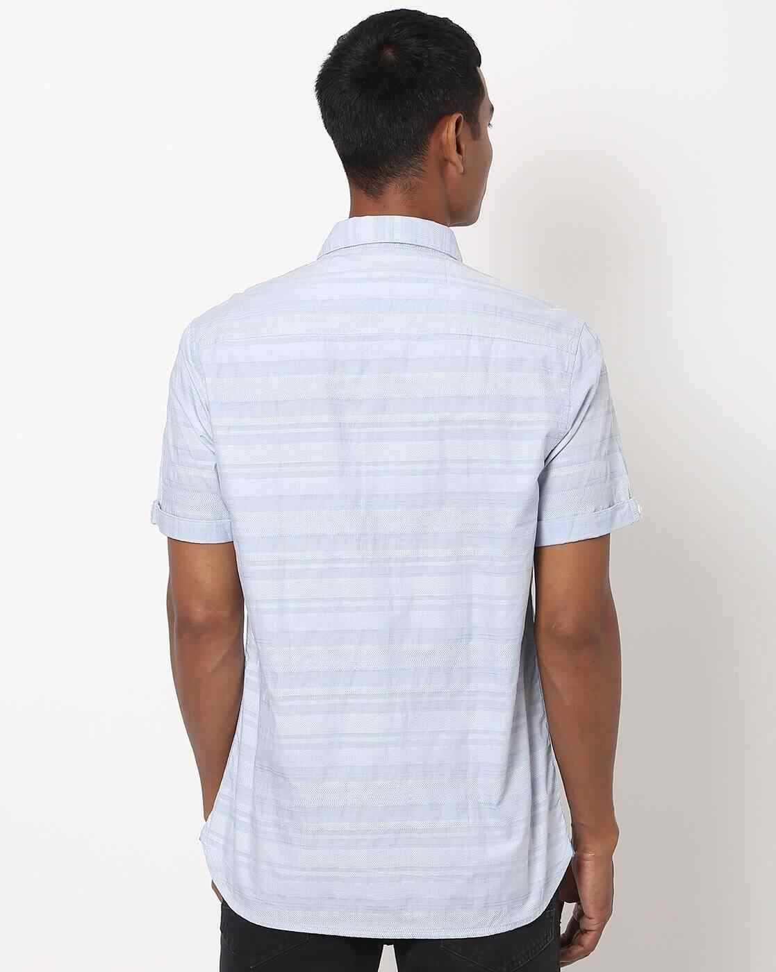 Lee Cooper | Striped Shirt with Welt Pocket|1
