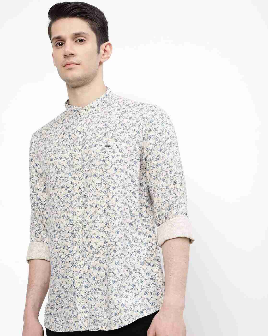 Lee Cooper | Floral Print Cotton Shirt|1